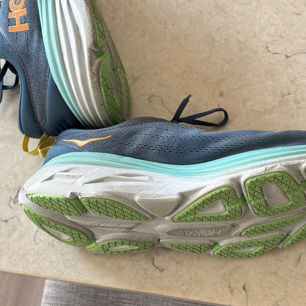 Hoka Blue and Teal Athletic Shoes - Picture 3 of 7